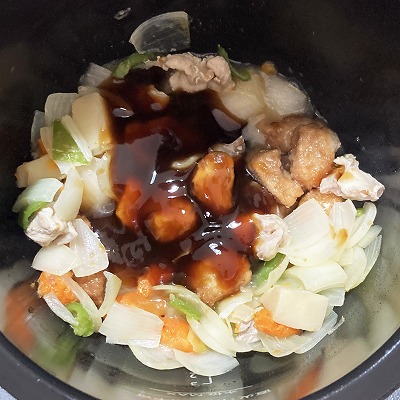 ホットクックで酢豚