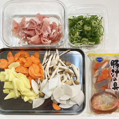 ホットクックで豚汁